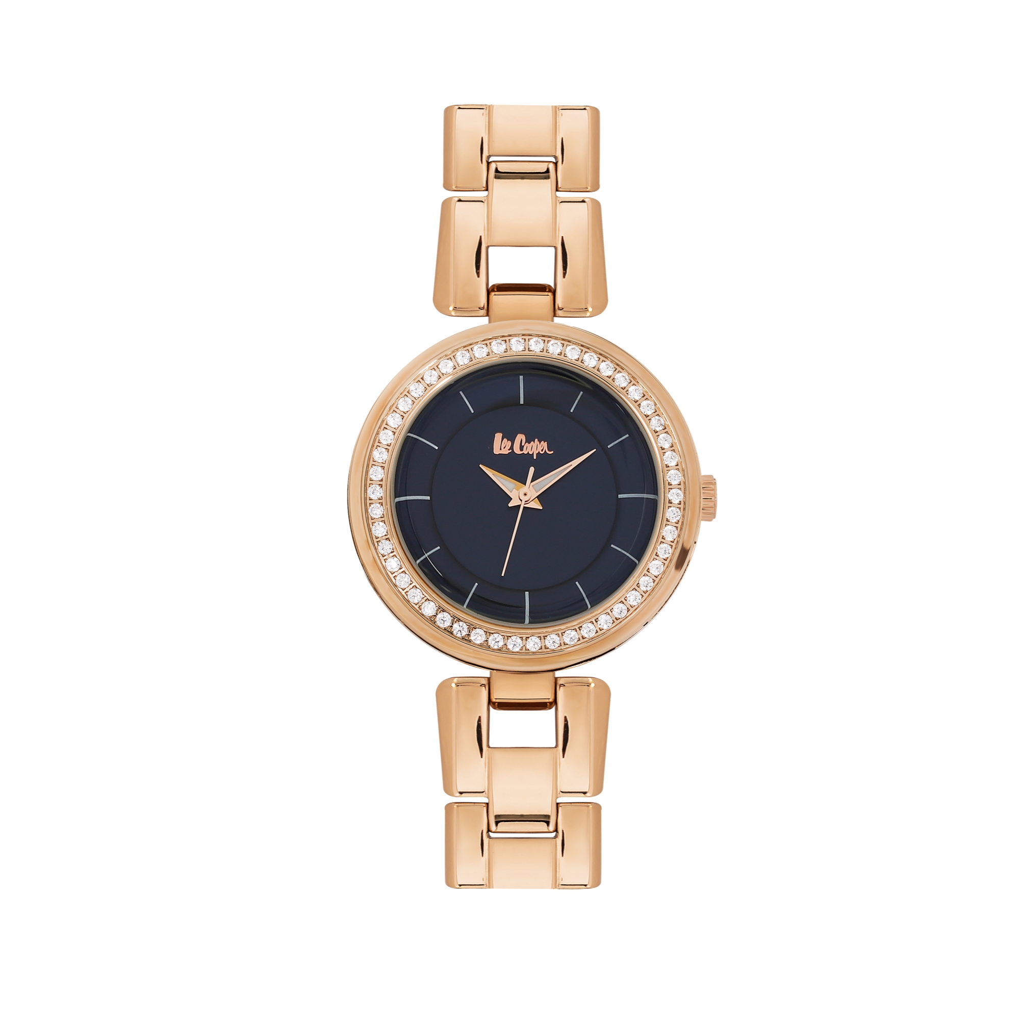 LEE COOPER-Women's Rose Gold 36mm watch w/Blue Dial