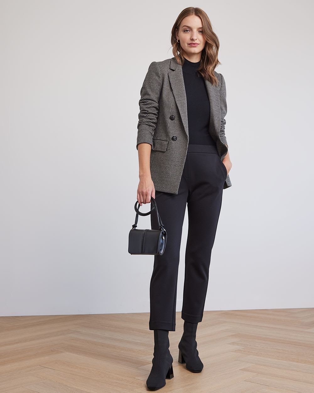 Mock-Neck Bodycon Sleeveless Sweater