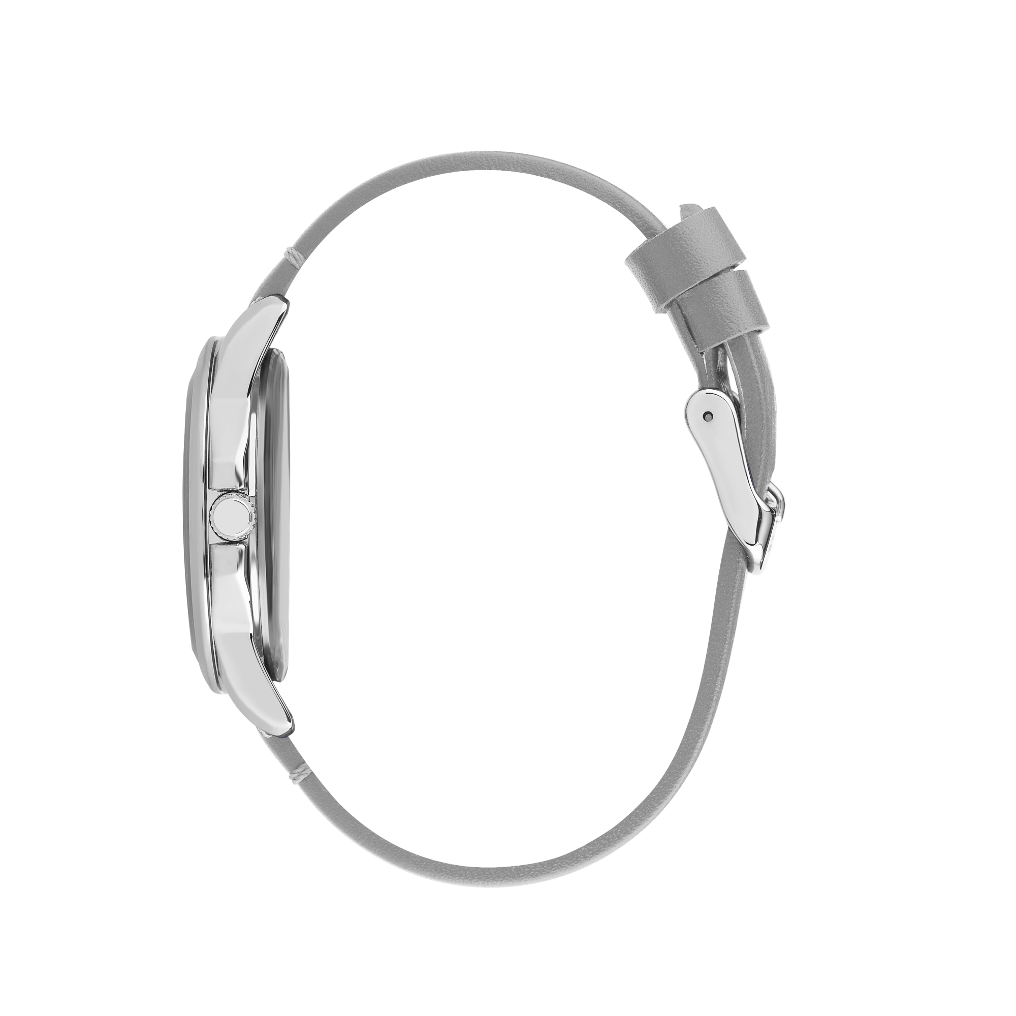 LEE COOPER-Women's Silver 36mm watch w/Silver Dial