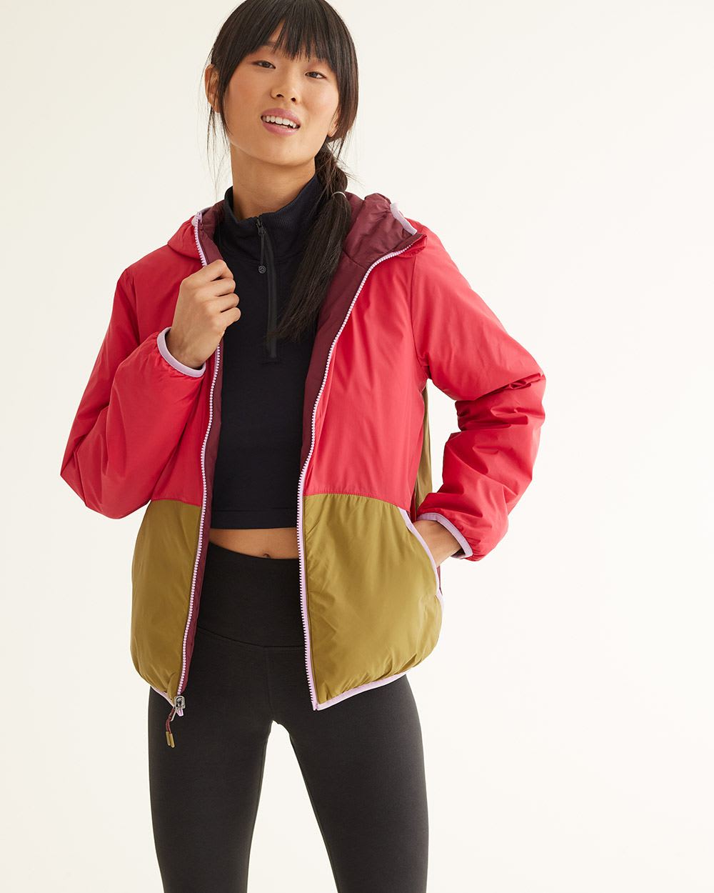 Packable Reversible Hooded Jacket, Hyba