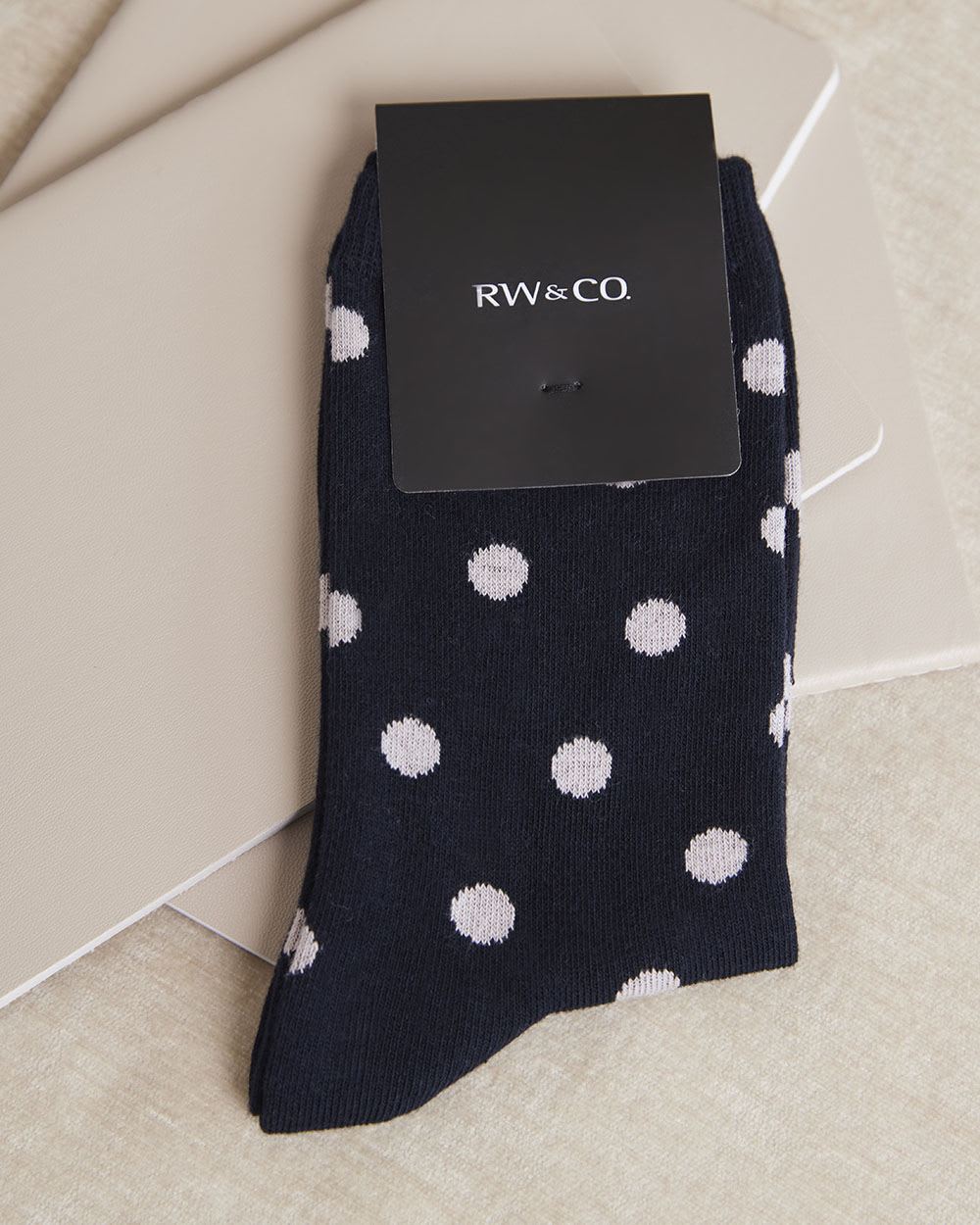 Crew Socks with Big Dots