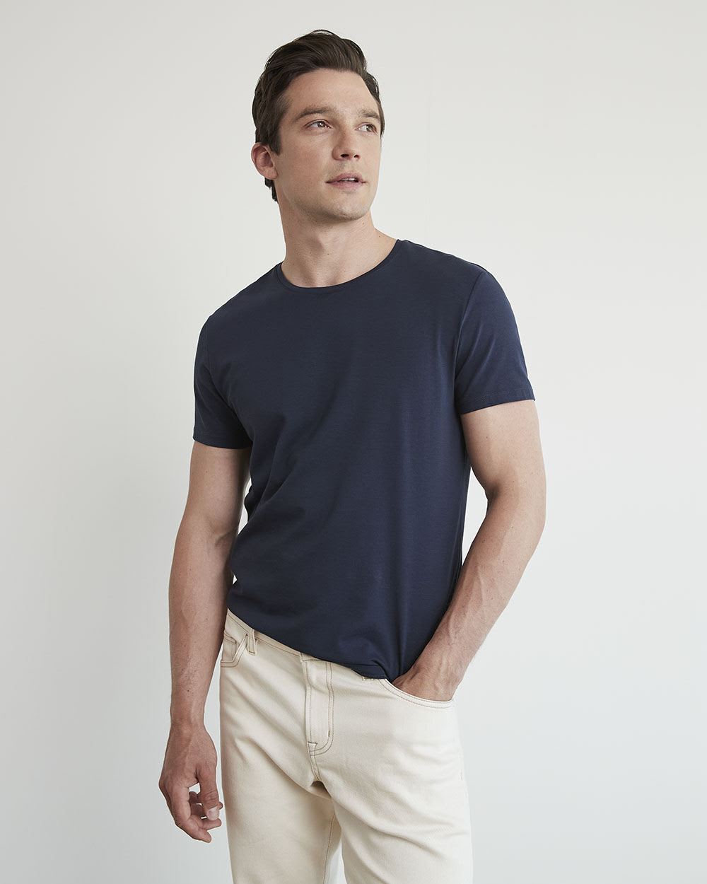 Supima Cotton (R) Crew-Neck T-Shirt