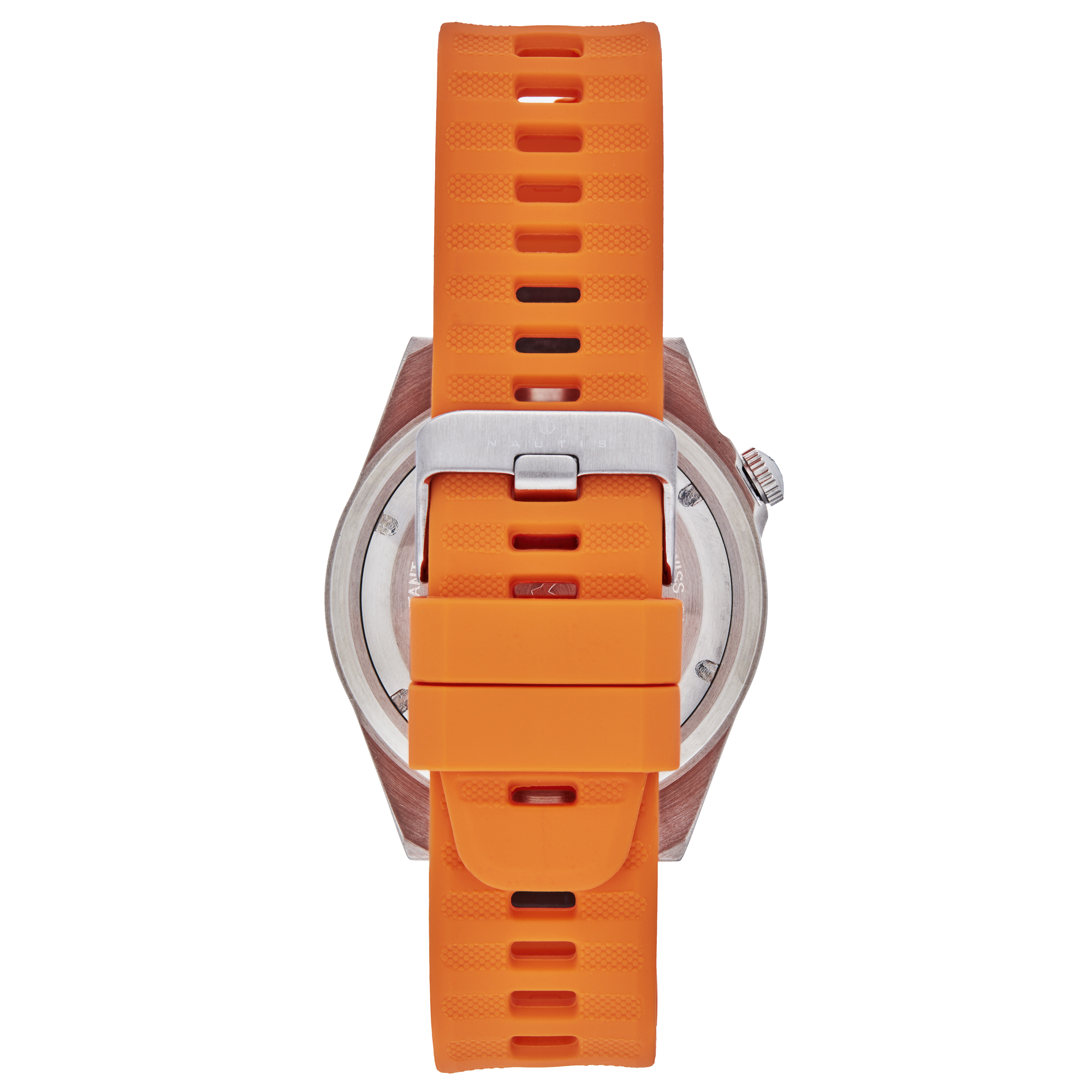 Nautis - Baltic Strap Watch w/Date - Black/Orange