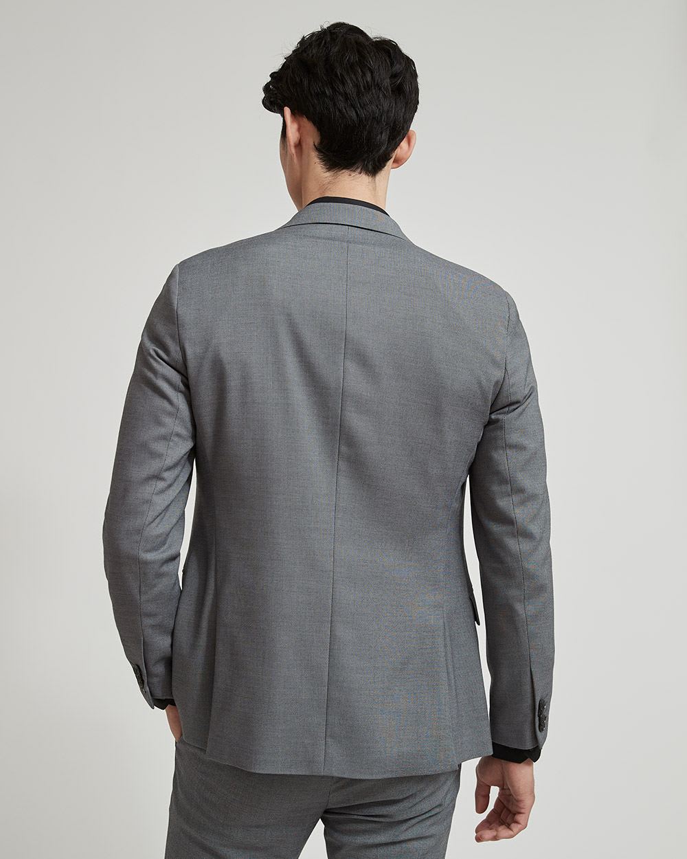 Regular Fit Essential Medium Grey Blazer