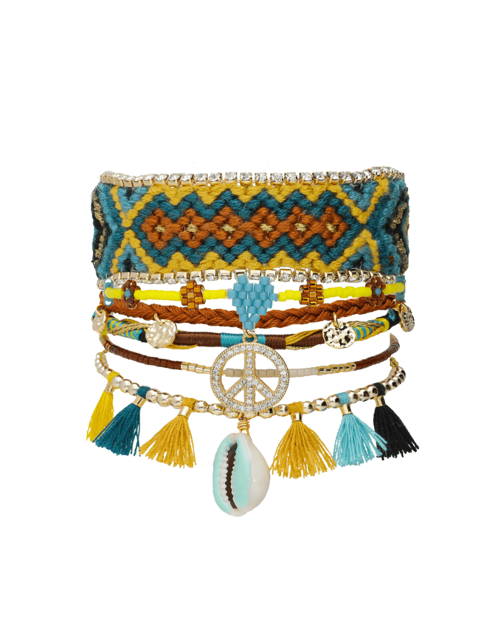 PEACEMAKER Hipanema Ochre Cuff Bracelet