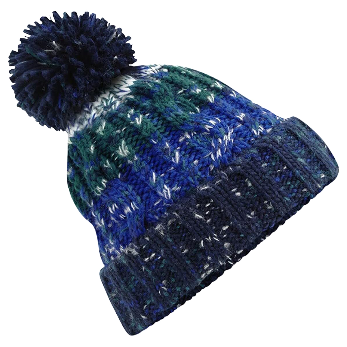 Beechfield - ® Womens/Ladies Corkscrew Pom Pom Beanie