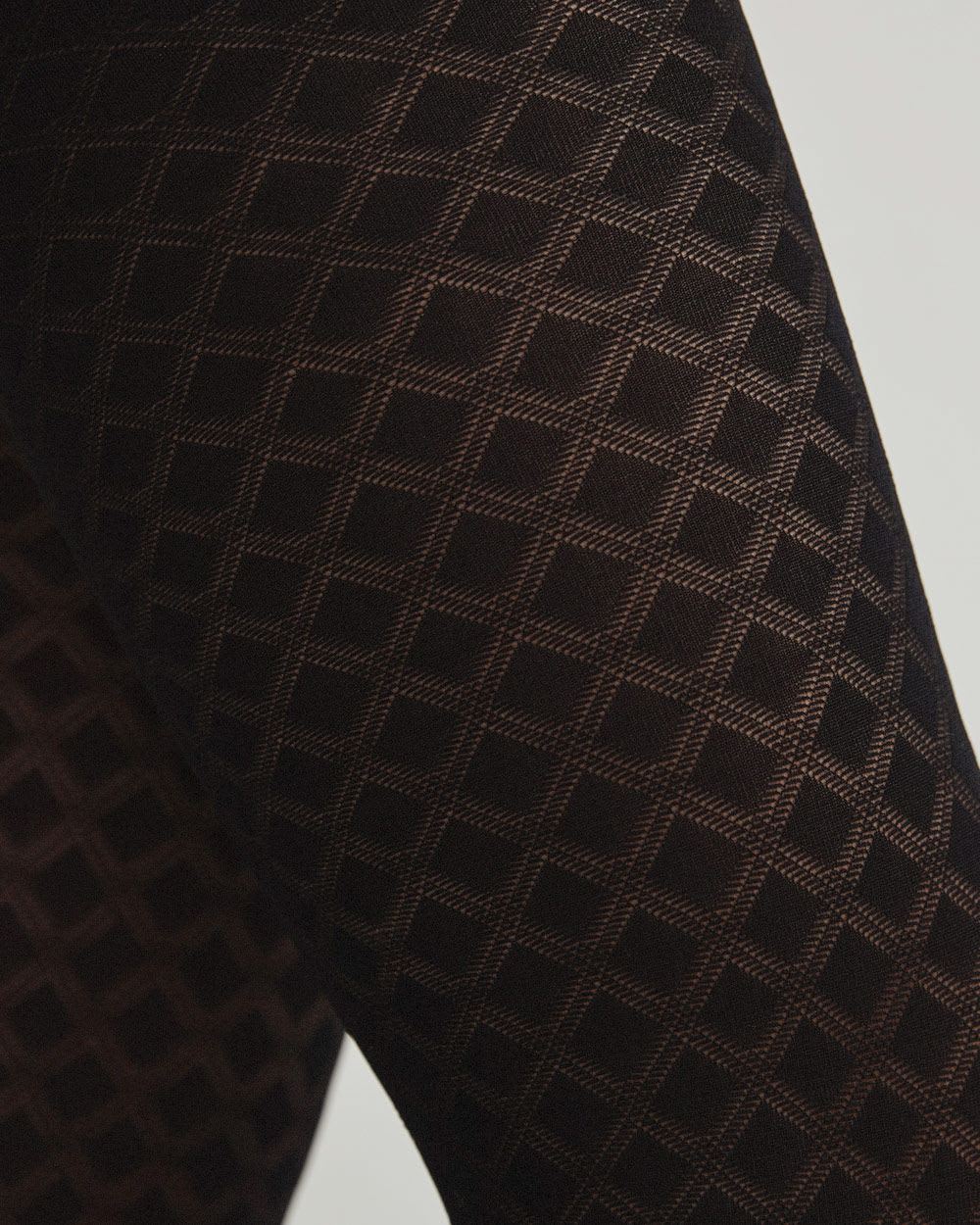 Diamond Pattern Tights