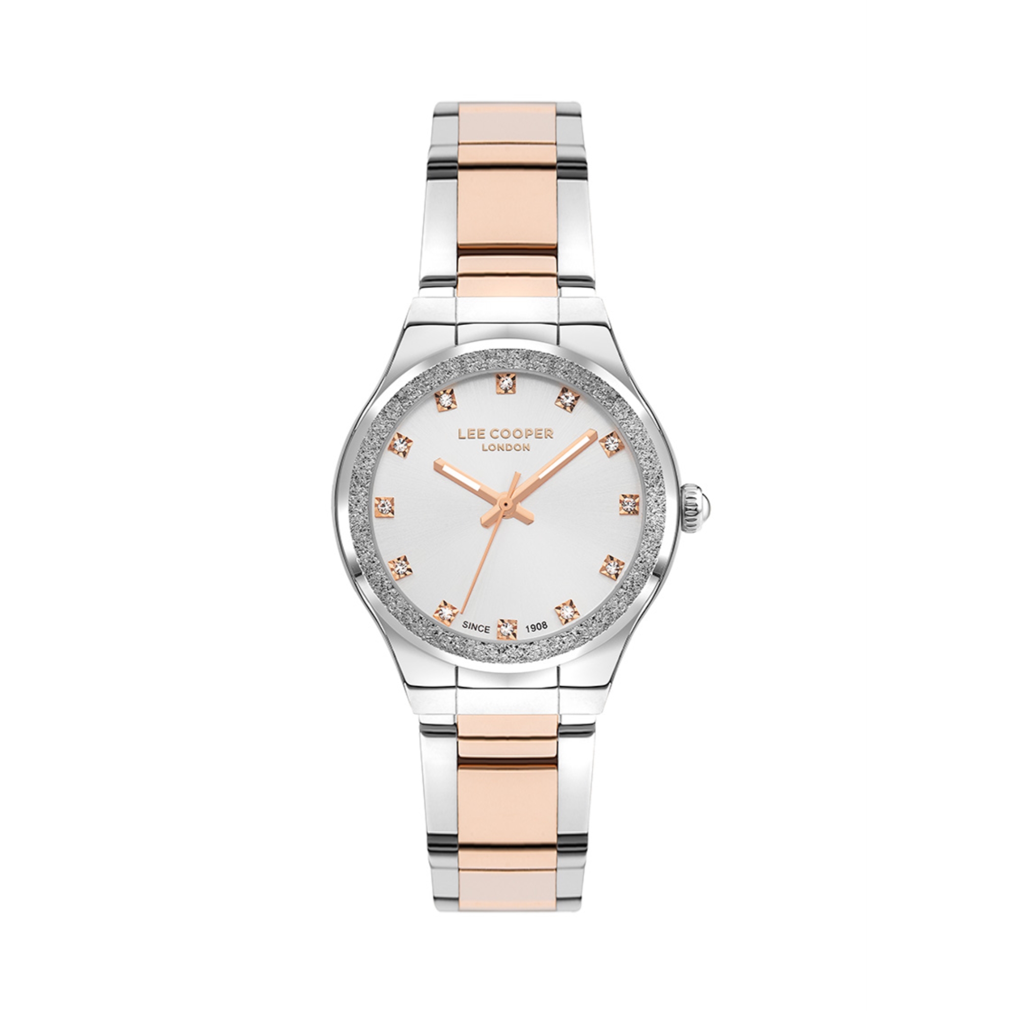 LEE COOPER-Women's Silver 35mm watch w/Silver Dial