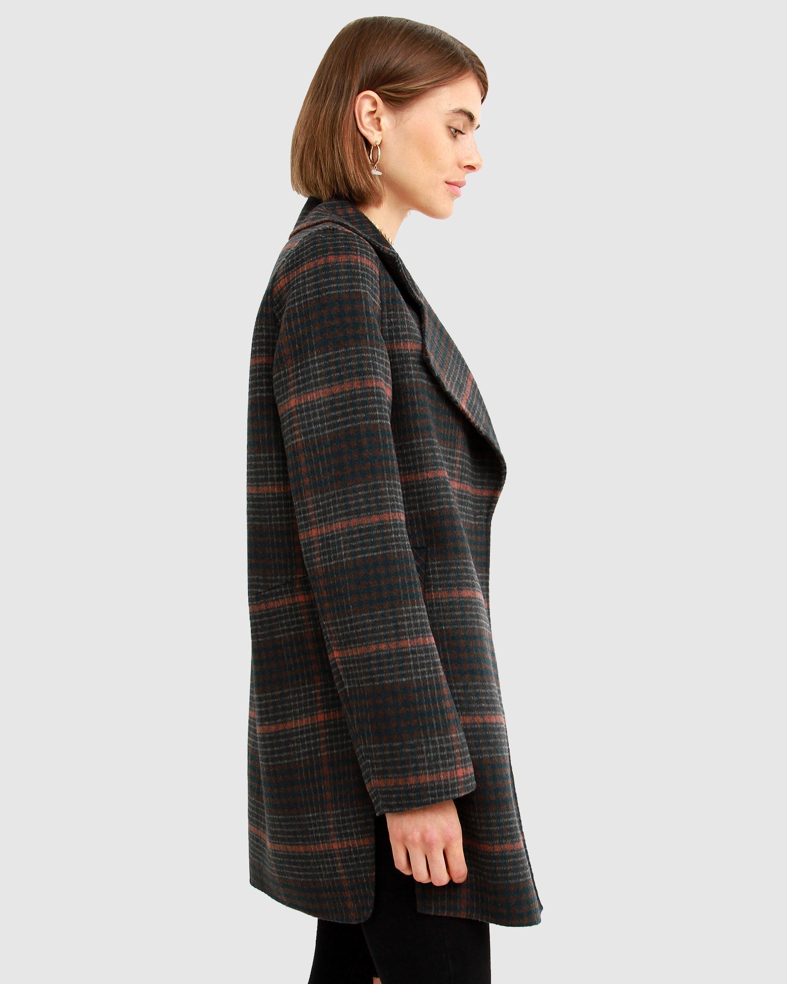 Belle & Bloom NEW FIT Ex Boyfriend Wool Blend Oversized Jacket