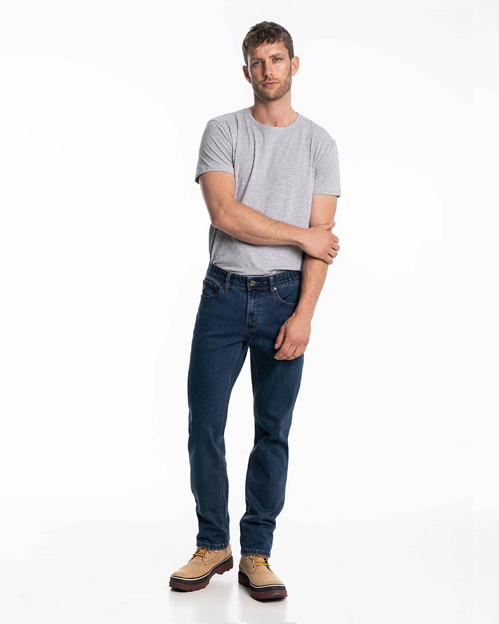 LOIS - Peter Dk Blue Bonded Jeans
