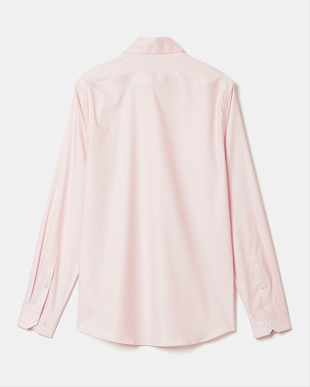 Slim-Fit Solid Sateen Dress Shirt