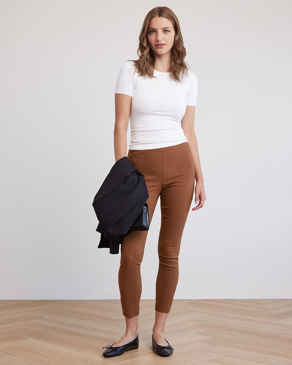 Solid High-Rise City Legging Pant