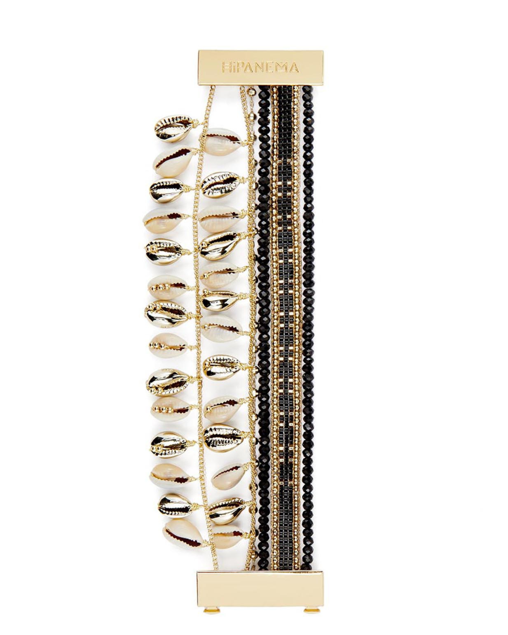 SAMOA Hipanema Black Cuff Bracelet