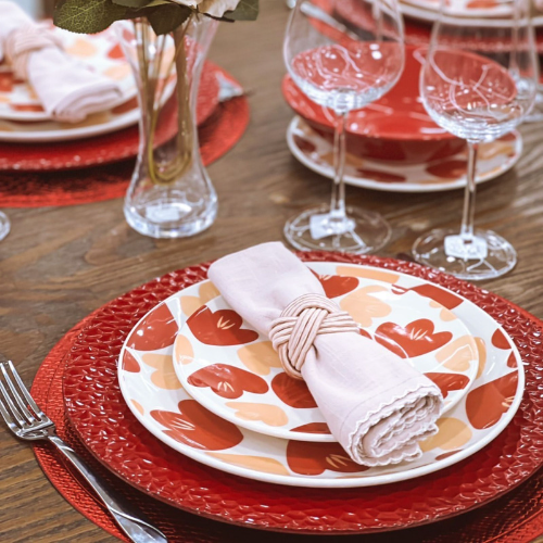 Oxford Unni Love 20 Pieces Dinnerware Set Service for 4