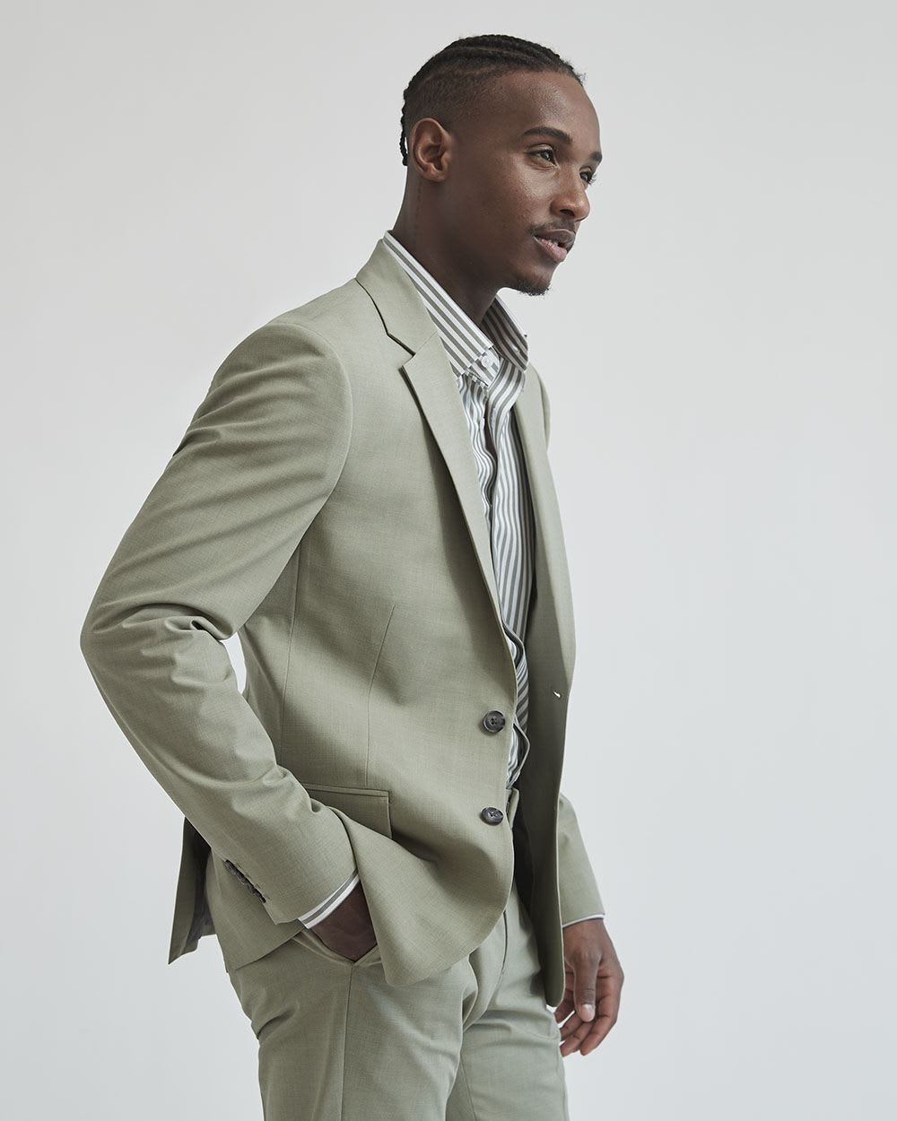 Slim Fit Stretch Suit Blazer