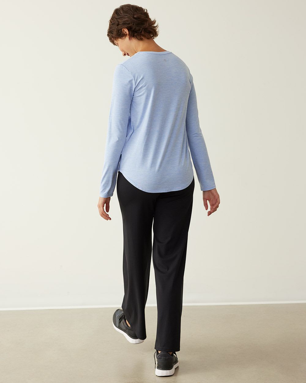 Long-Sleeve Crew-Neck Tee - Dry Lux Hyba Essentials