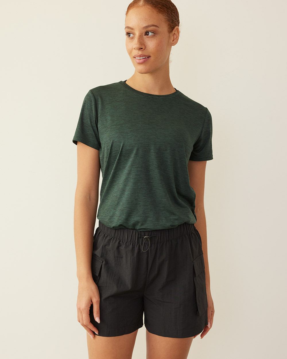 Woven Shorts with Cargo Pockets