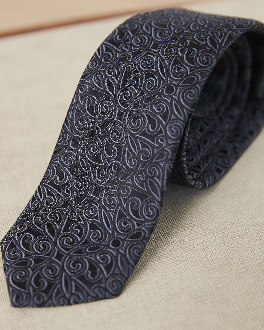 Celebration Skinny Tie with Floral Pattern