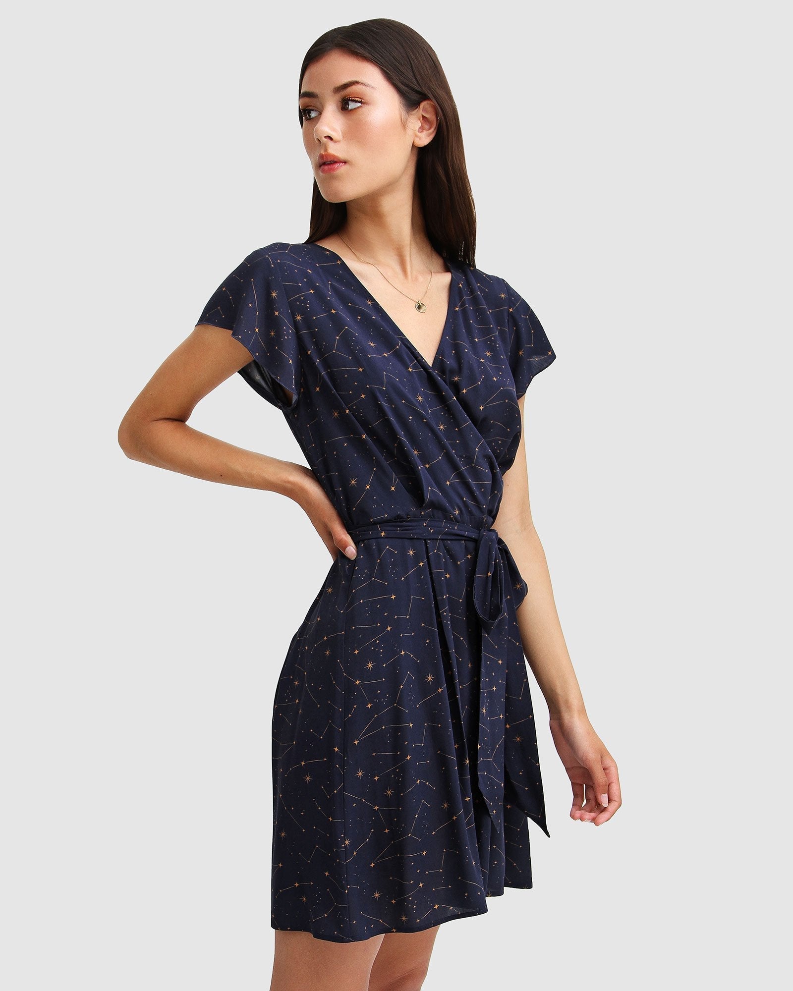 Belle & Bloom I'm The Star Wrap Dress