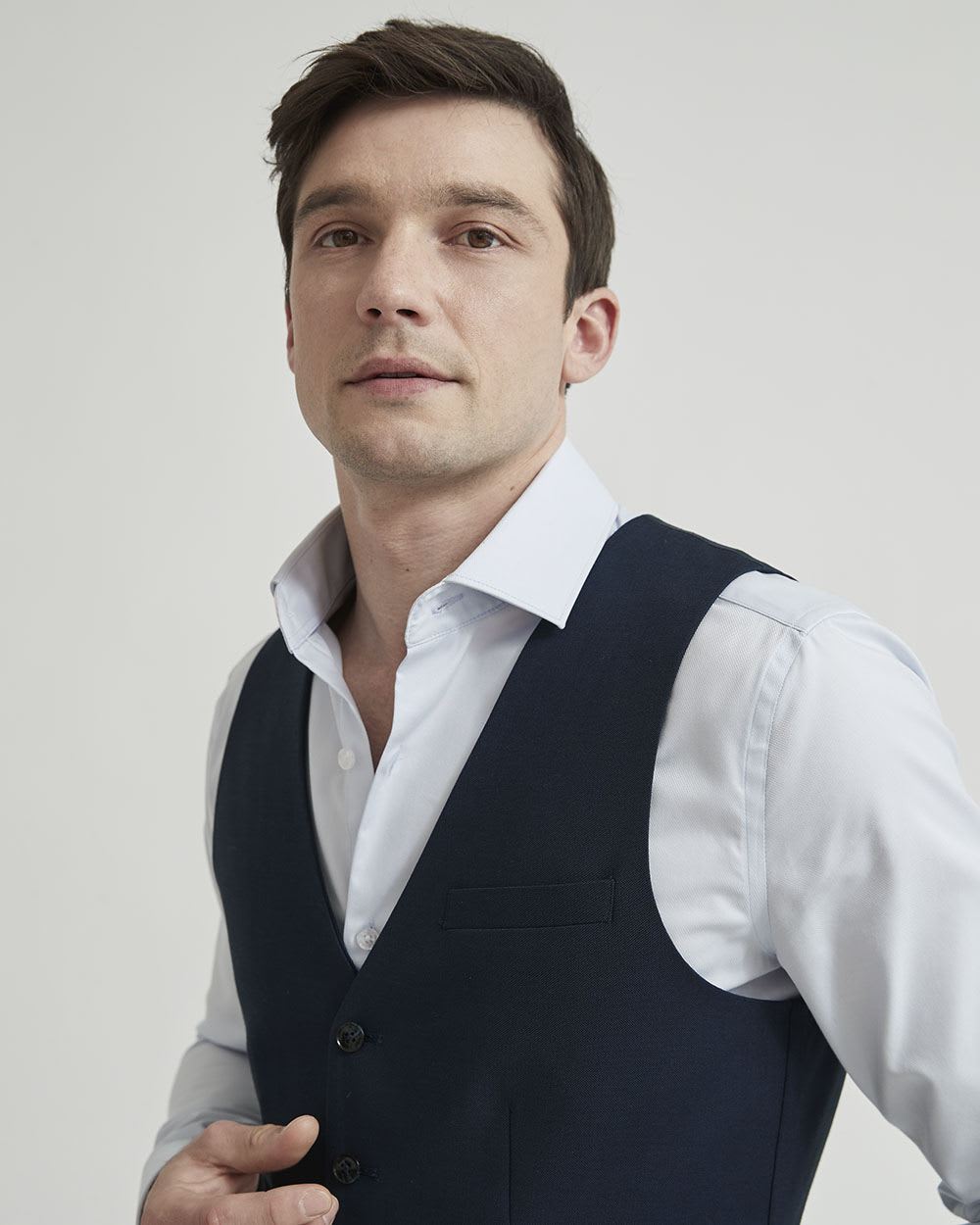 Essential Navy Suit Vest