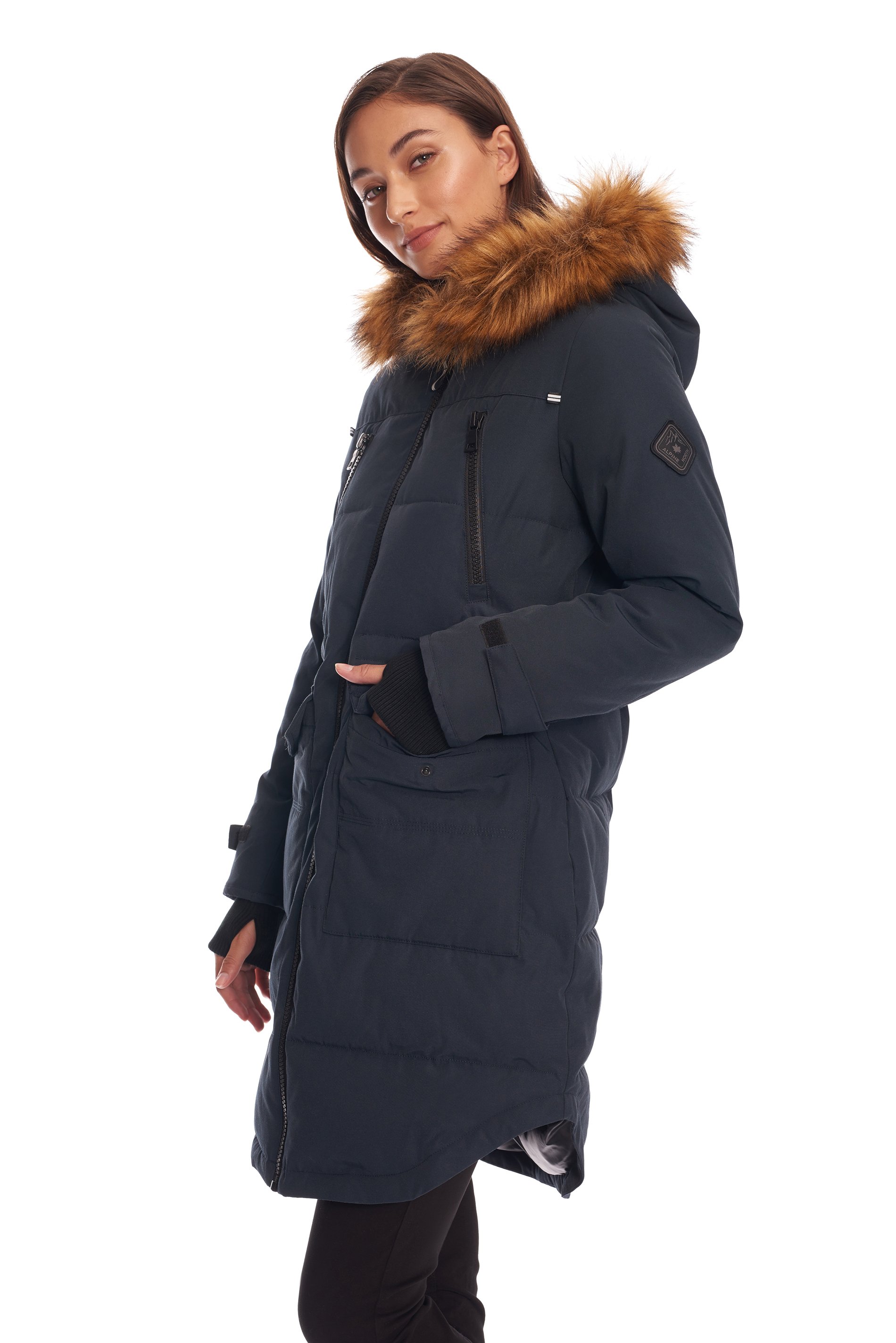Alpine North Women's - UKON | Vegan Down Recycled Drawstring Winter Parka