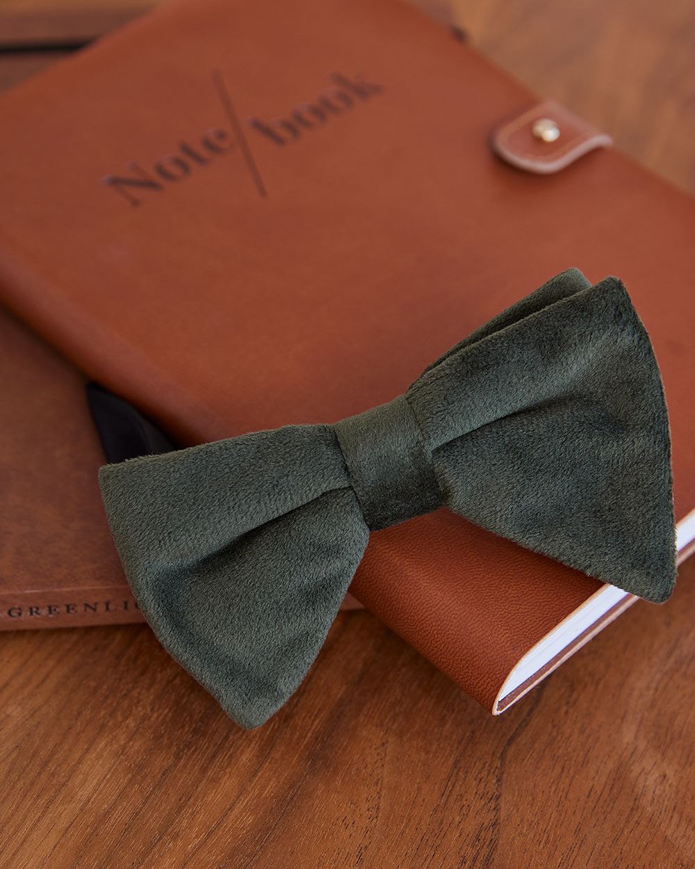 Solid Velvet Bow Tie