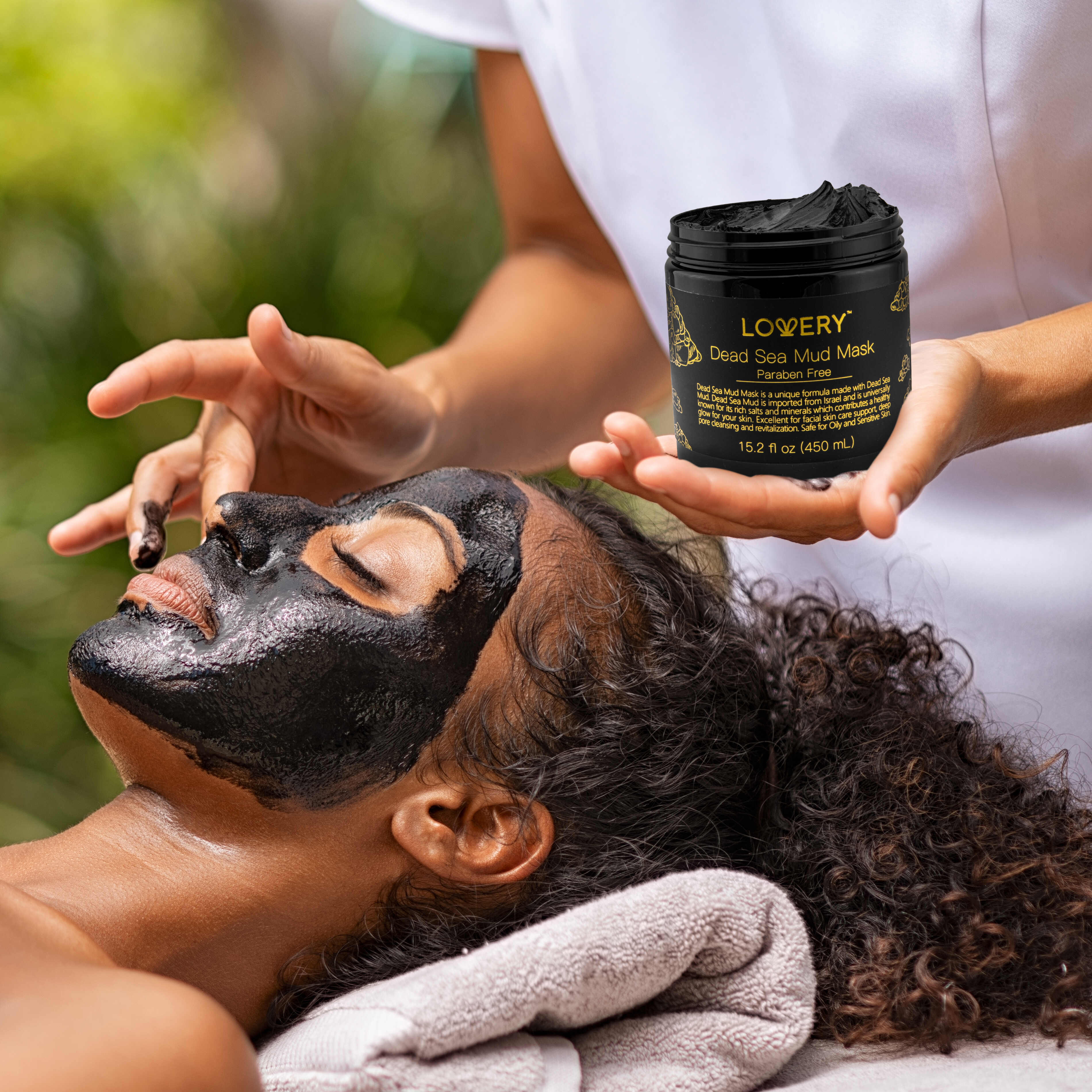 Lovery Dead Sea Mud Mask With Lavender Extract, Shea Butter, Jojoba Oil & Vitamin E