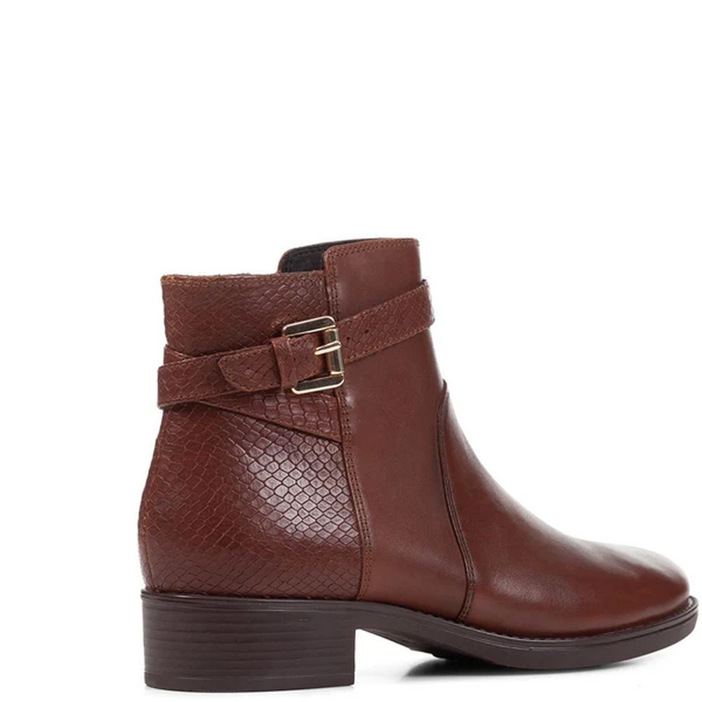 Geox - Womens/Ladies Felicity Leather Ankle Boots