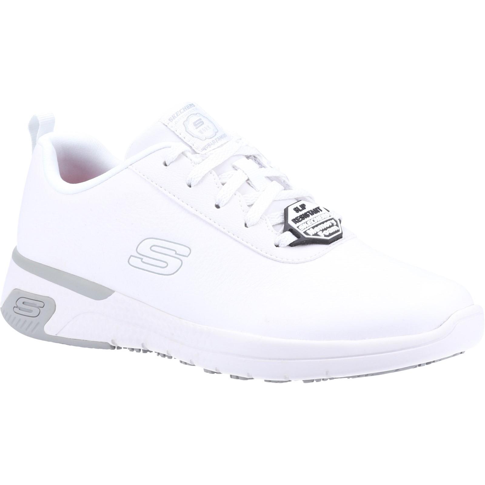 Skechers - Womens/Ladies Marsing Gmina Slip Resistant Leather Sneakers