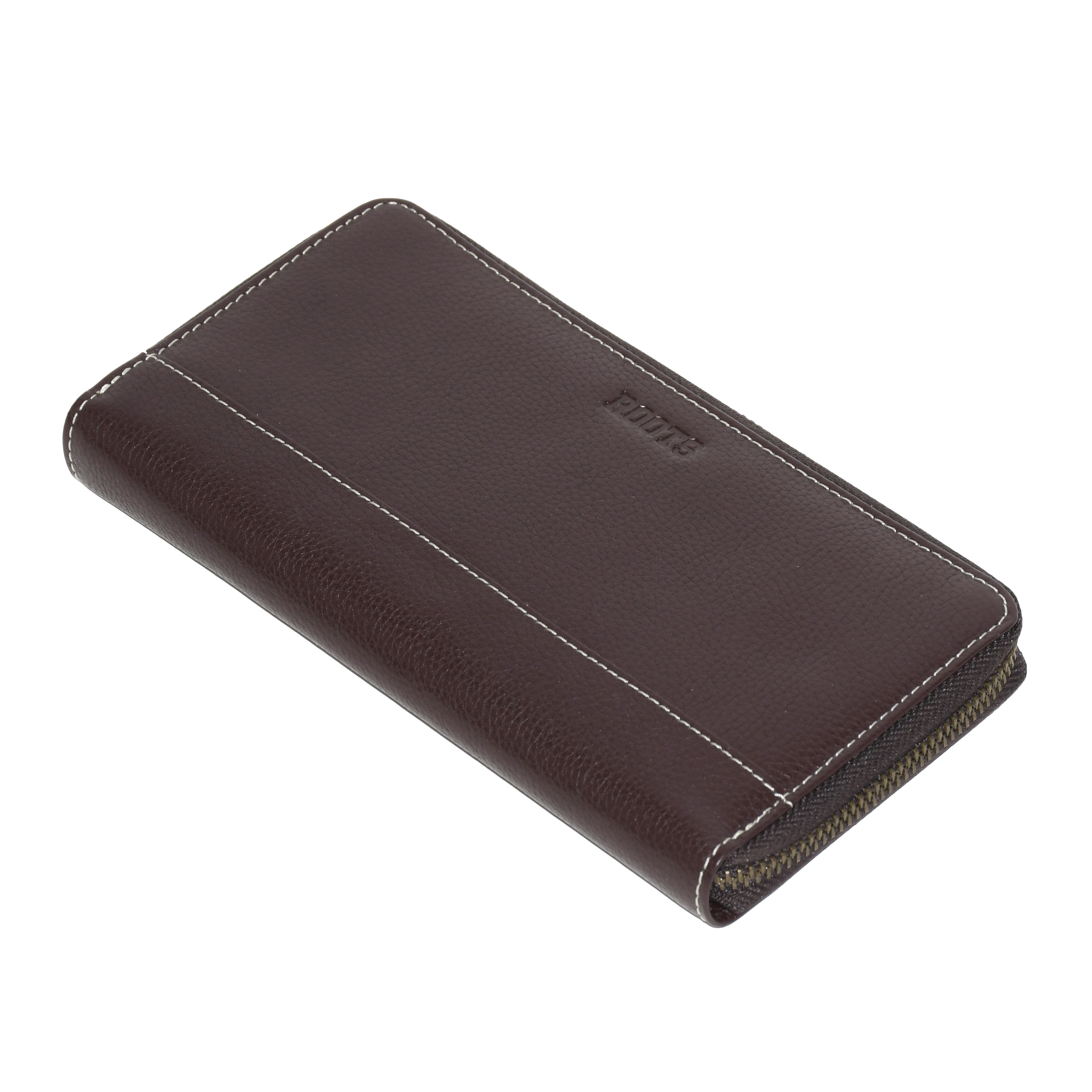 Roots Ladies' Slim Zipper Round Wallet
