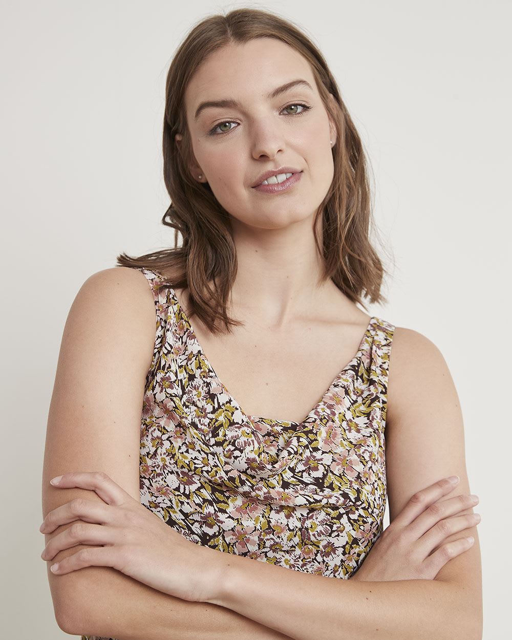 Silky Crepe U-Neck Cami