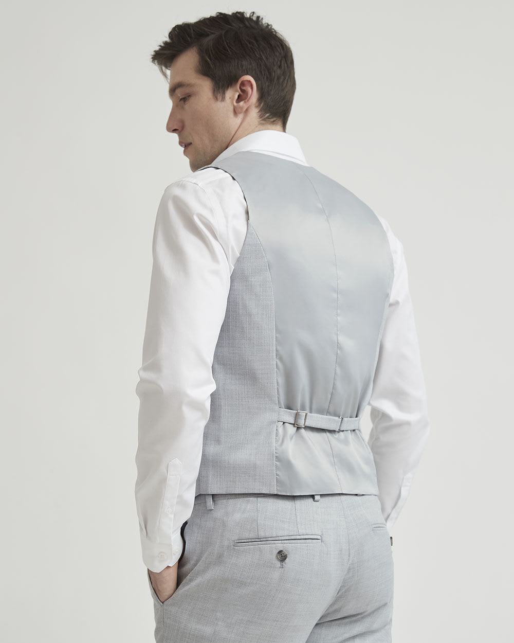 Essential Light Grey Suit Vest