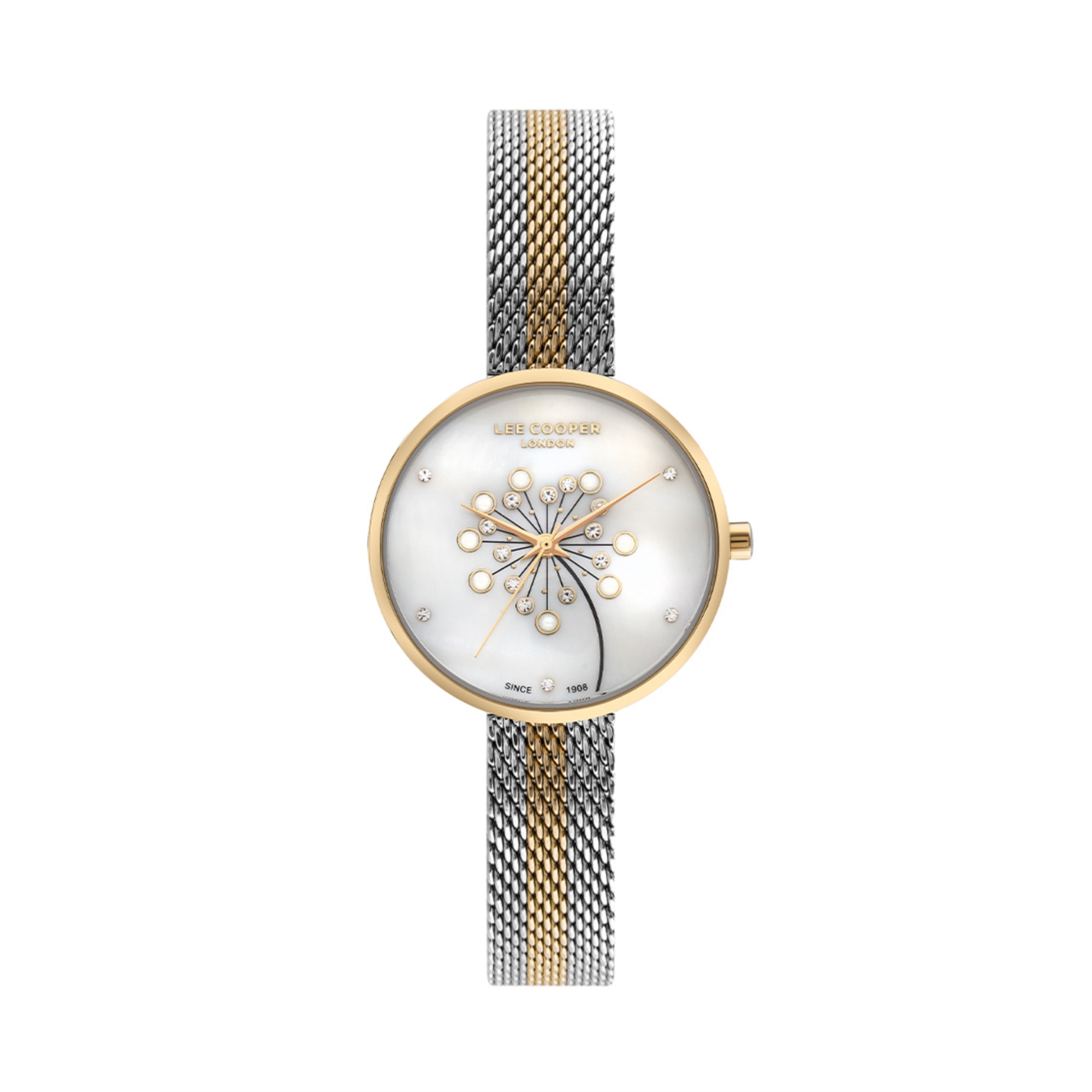 LEE COOPER-Women's Rose Gold 32mm watch w/Black Dial