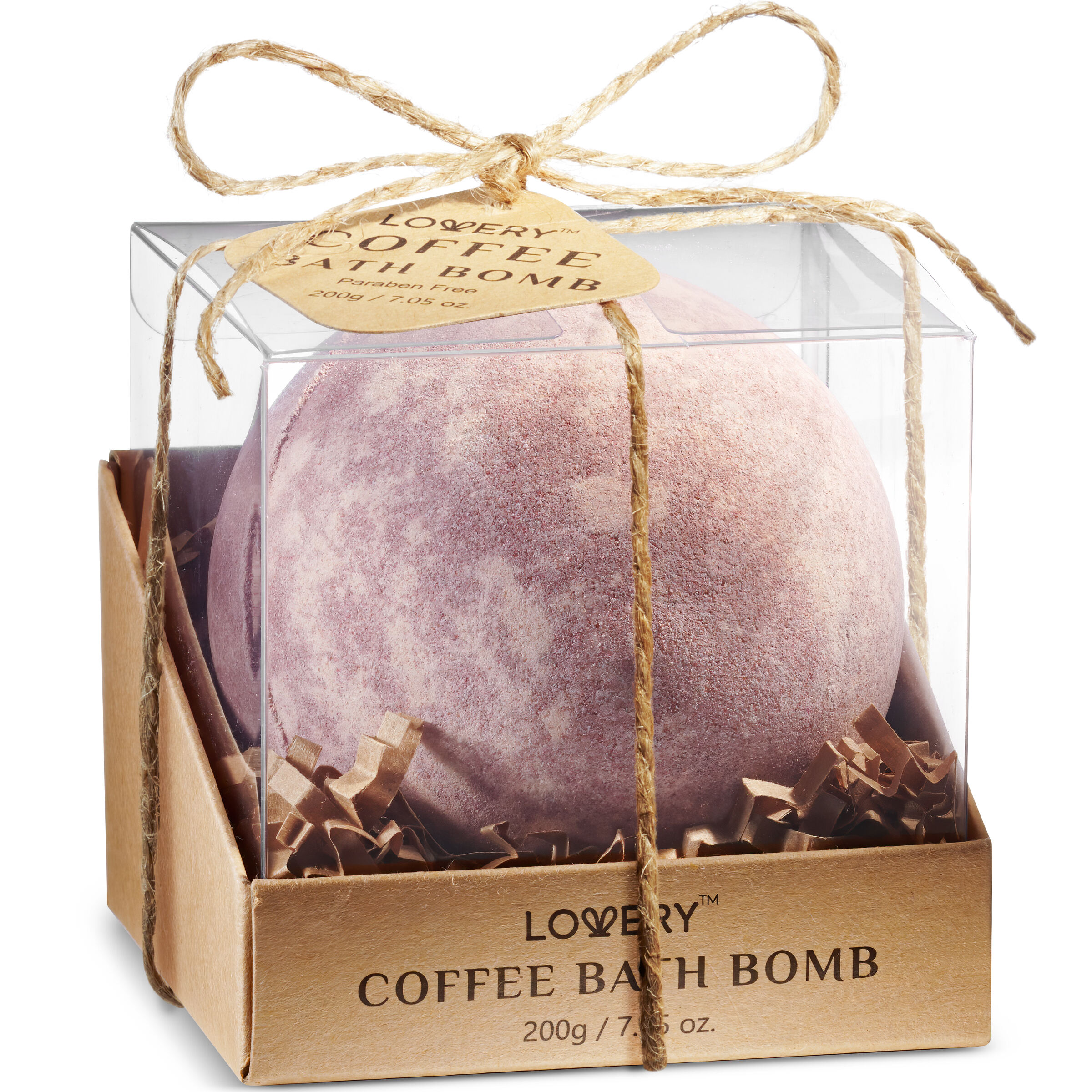 Lovery Coffee Handmade Bath Bomb, 7oz Extra Large Spa Body Care Ball