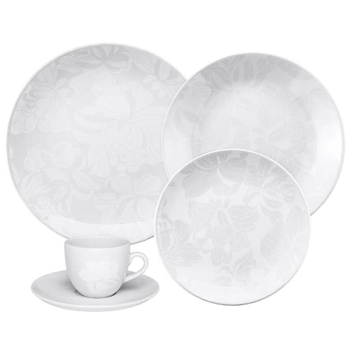 Oxford Coup Blanc 20 Pieces Dinnerware Set Service for 4
