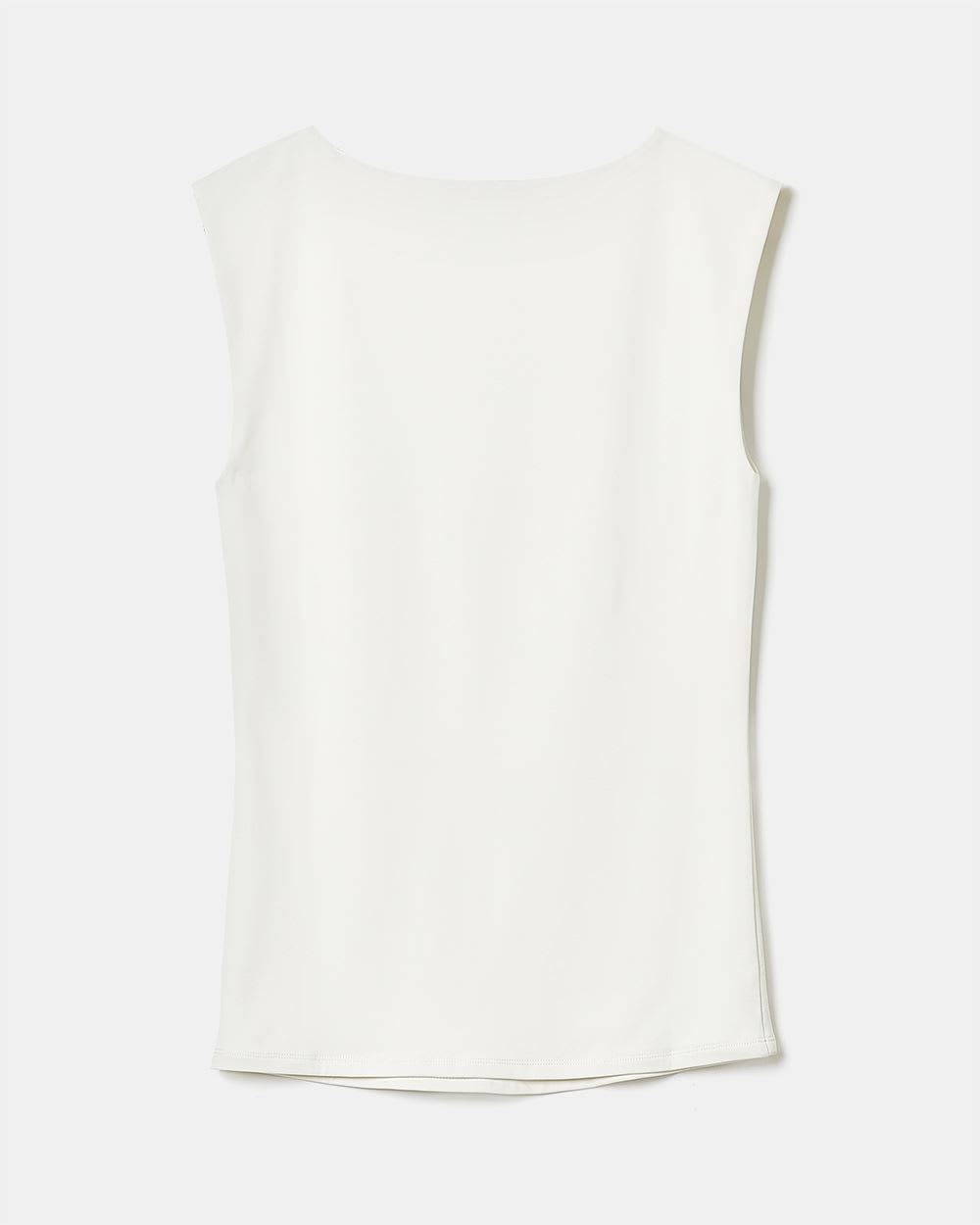 Fitted Sleeveless Scoop-Neck Tank Top