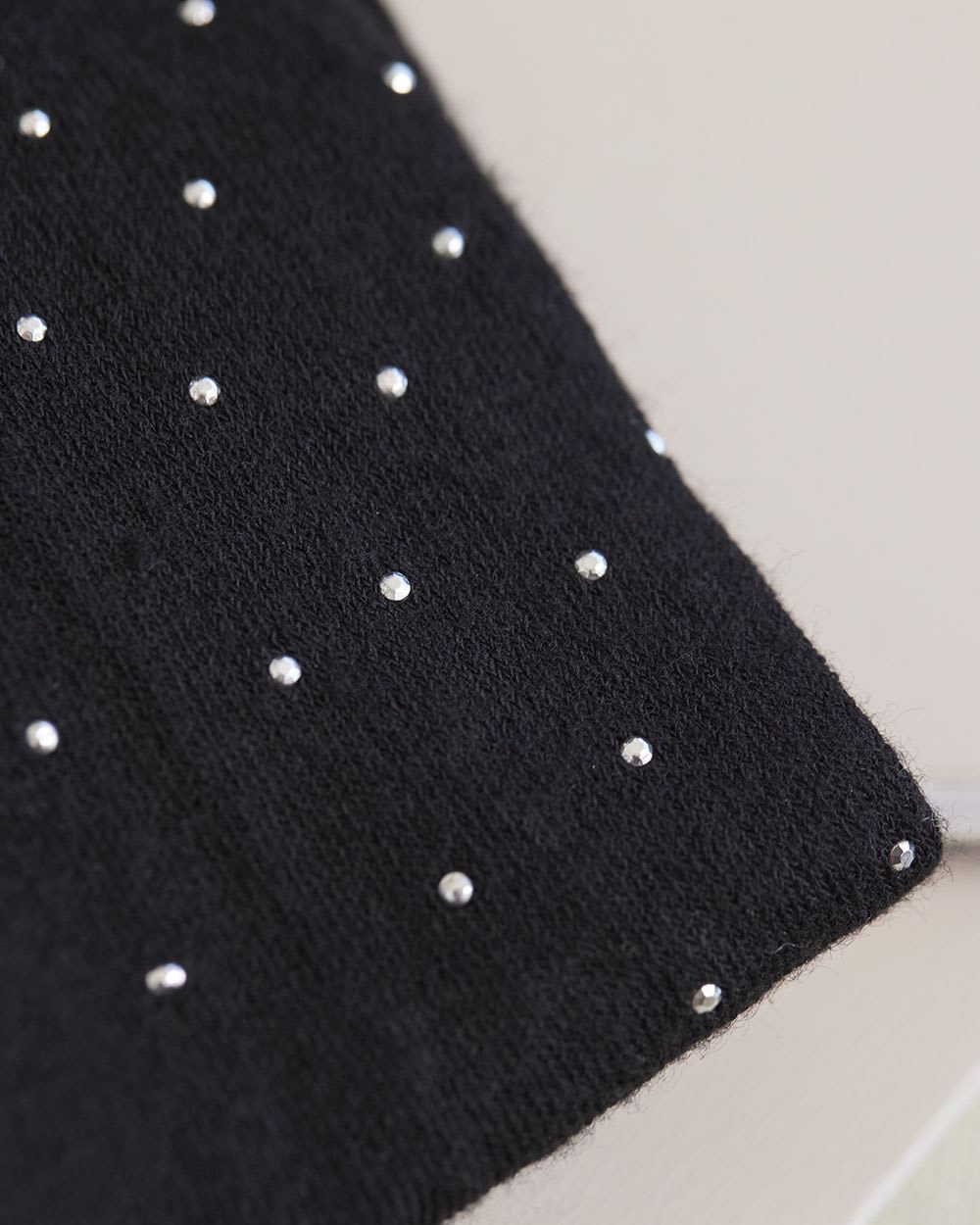 Crew Socks with Glitter Studs