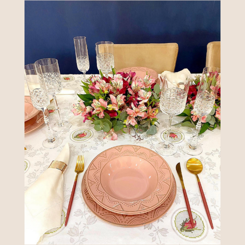 Oxford Serena Ballet 20 Pieces Dinnerware Set Service for 4