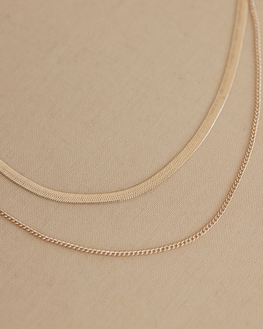 Short Double-Chain Necklace