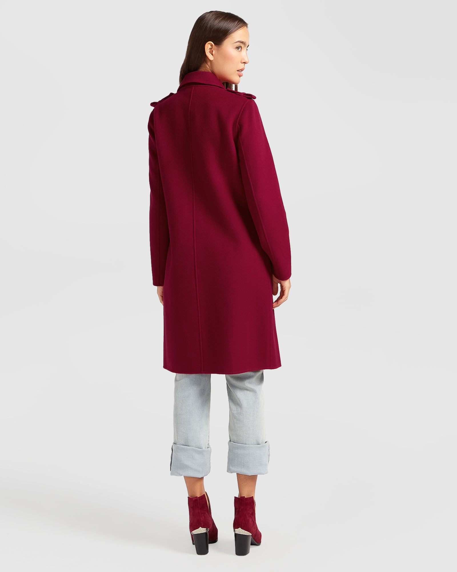 Belle & Bloom Jealousy Belted Wool Blend Coat