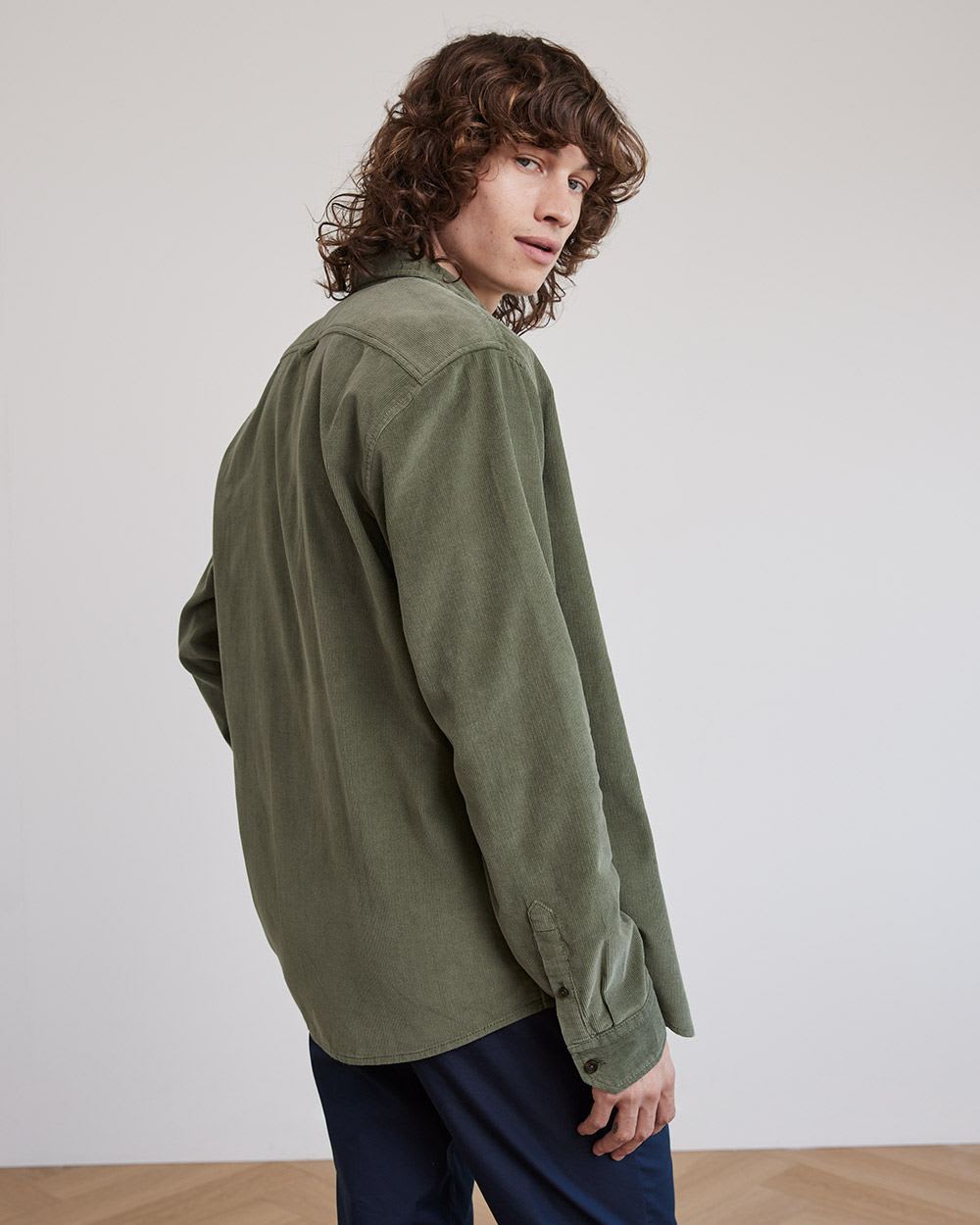Regular-Fit Corduroy Shirt