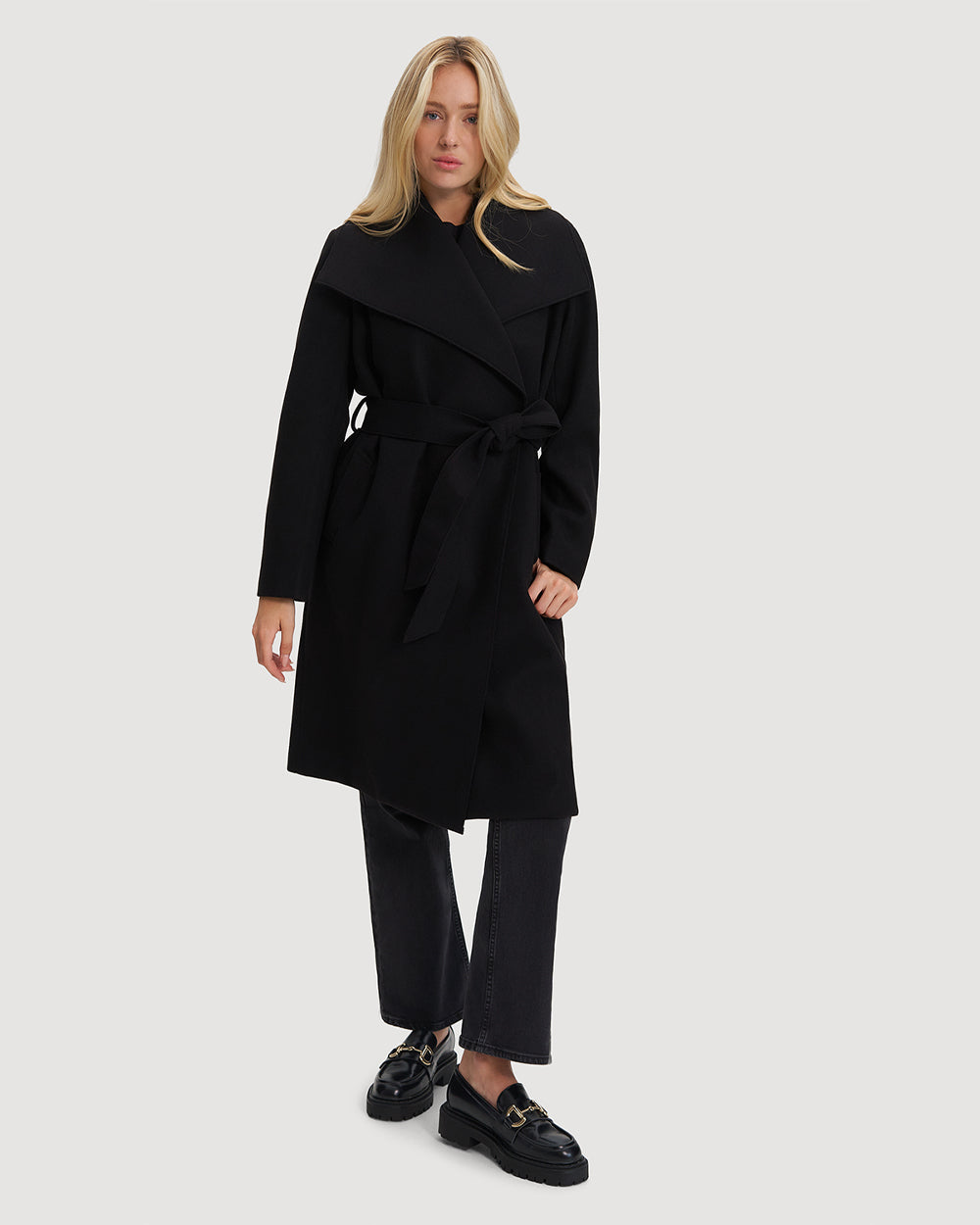 Noize - Lena Long Length Vegan Wool Coat