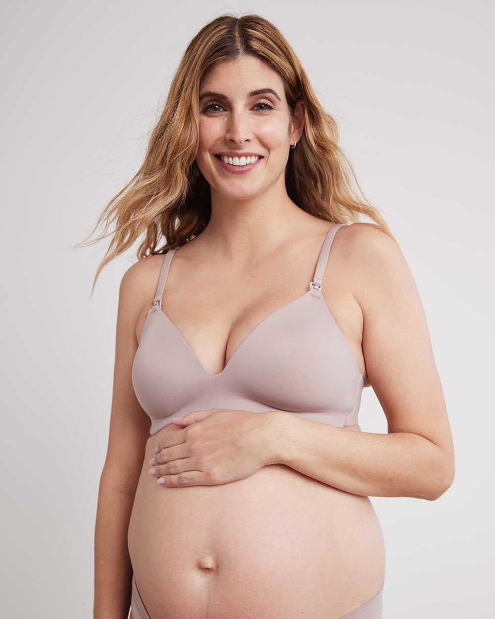 Microfiber Full-Coverage Nursing Bra - Thyme Maternity