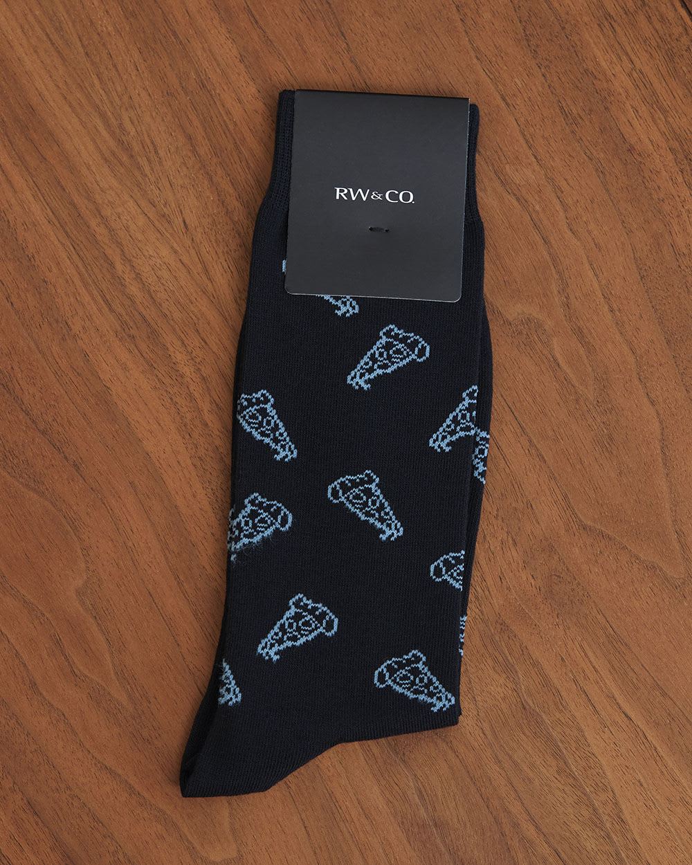 Black Socks with Pizzas