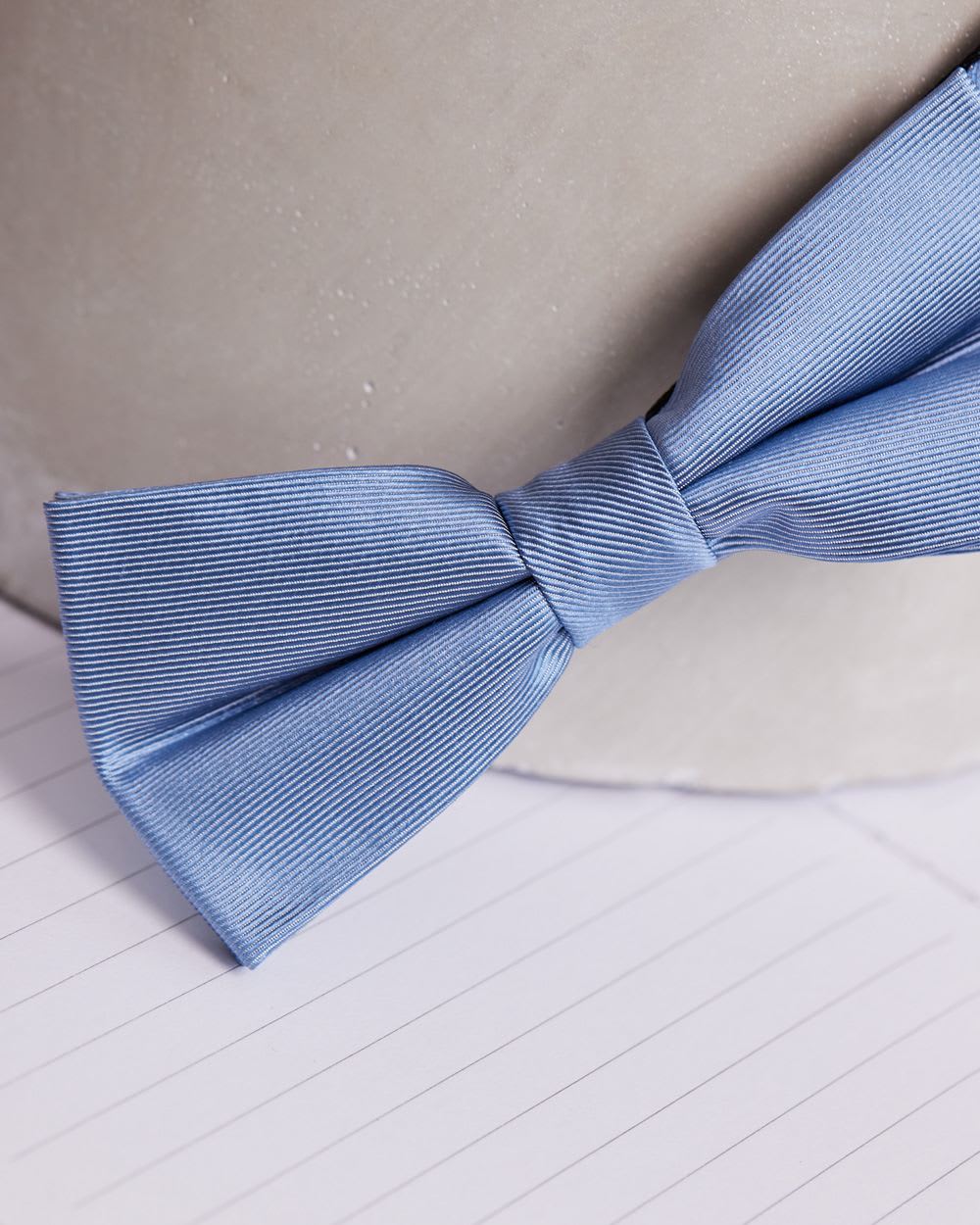 Solid Light Blue Bow Tie