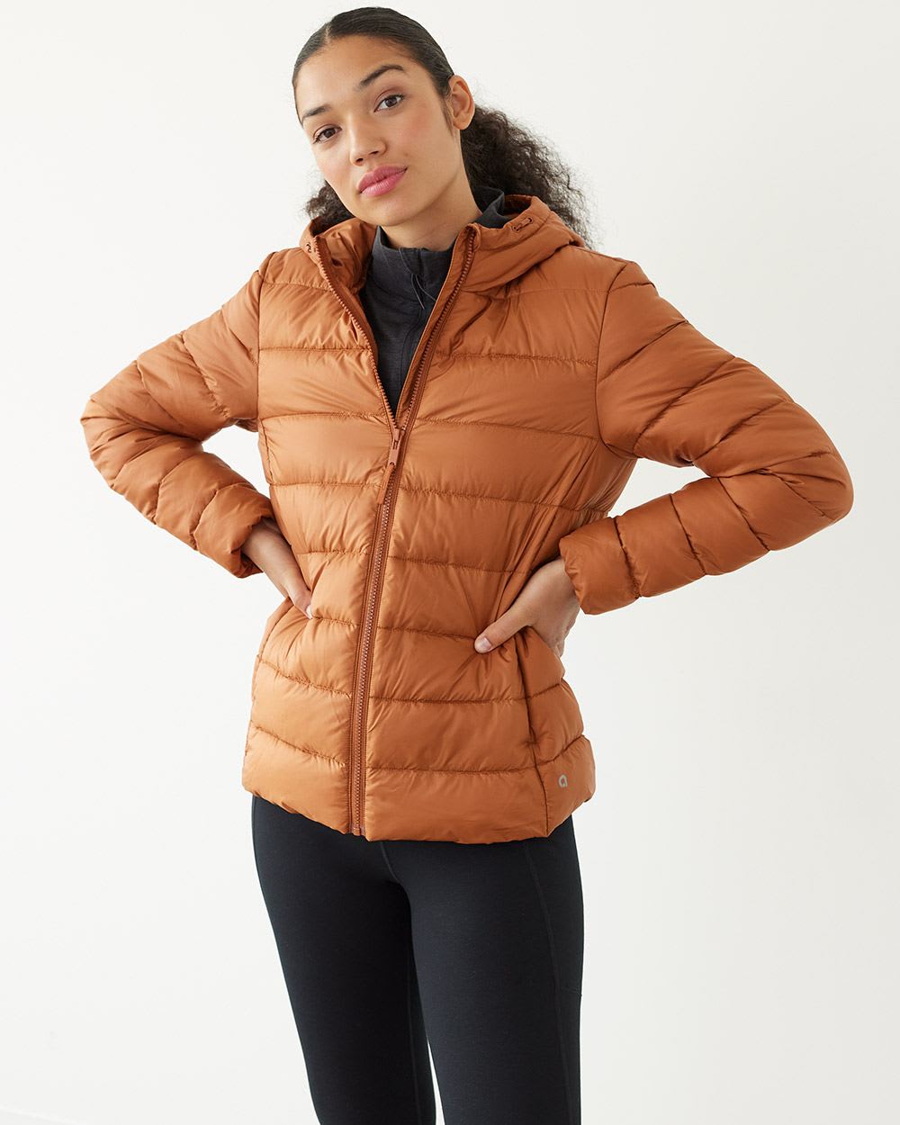 Short Quilted Packable Jacket