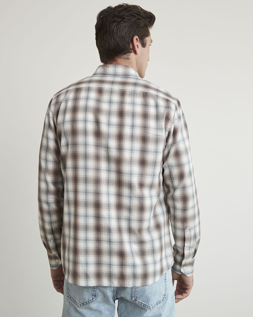 Slim-Fit Plaid Shirt