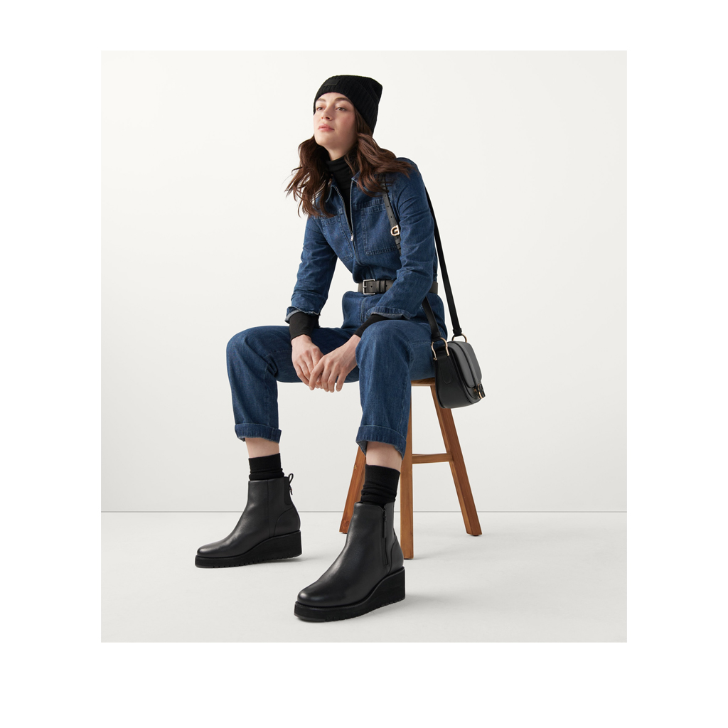 Cole Haan Zerogrand City Wedge Side Zip Boot