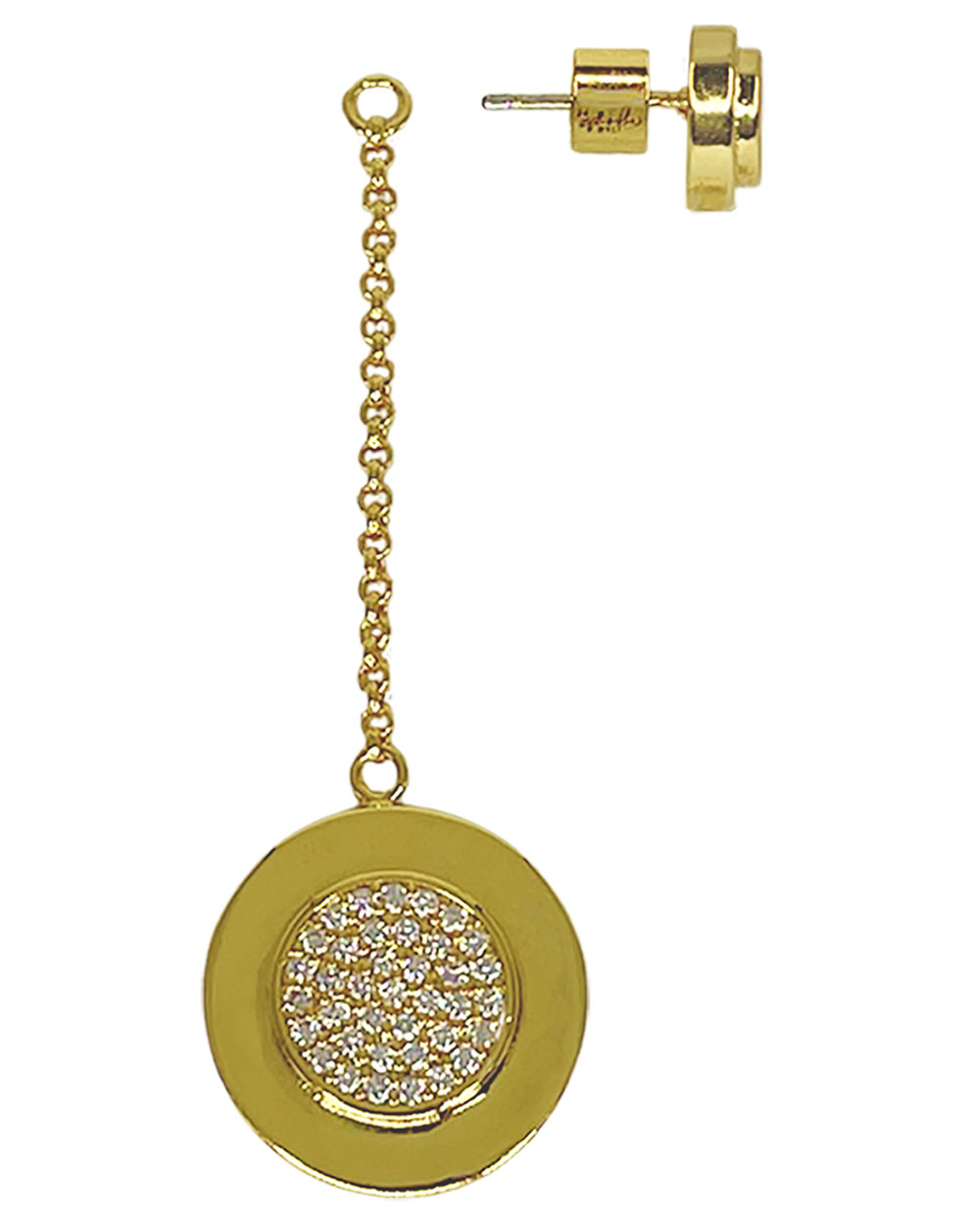 Azalea Pave Pendulum Earrings - Syd + Pia NYC™