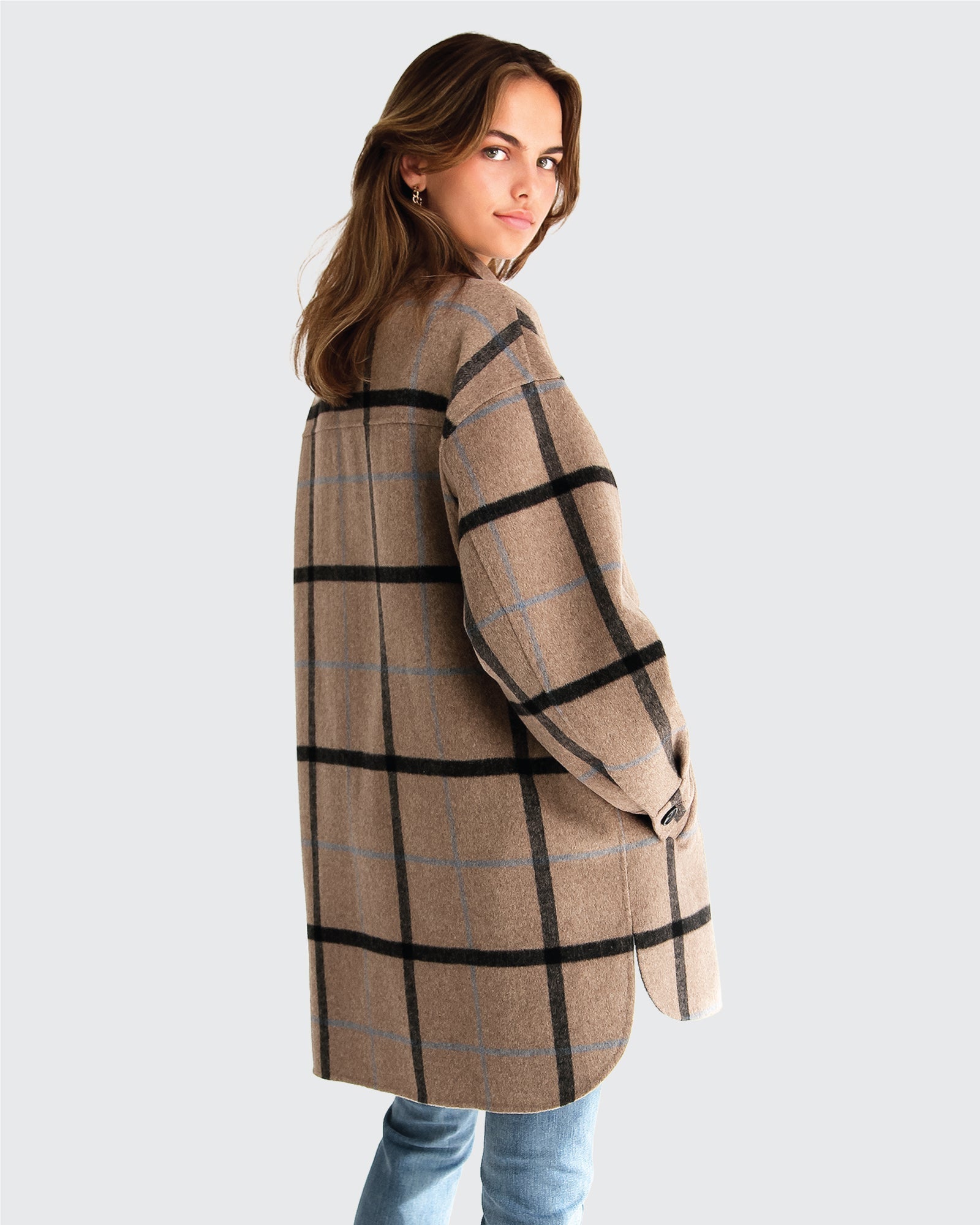 Belle & Bloom River's Edge Plaid Shacket
